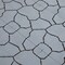 Gray Garden Path Track Interlocking Stone Look Design Pathway Tile Floor Paver, Pack of 4